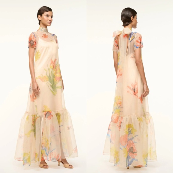 STAUD Dresses & Skirts - Staud Calluna maxi dress in First Bloom Day Size Small